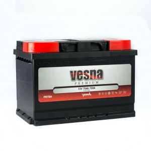 Vesna Premium 75 Ah/12V Euro (0) High